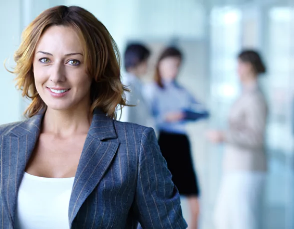 Business Woman Smiling